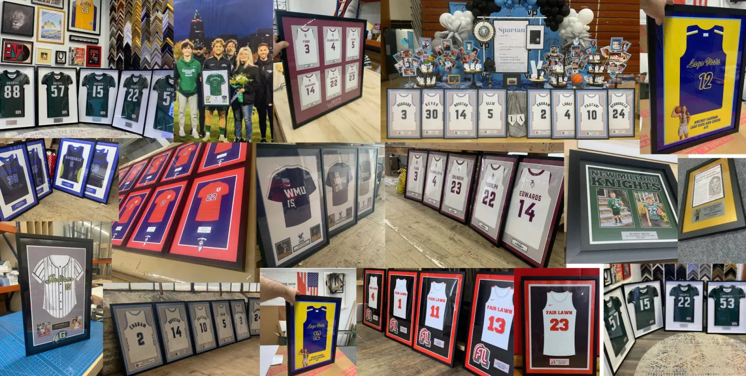 Custom Framed Jersey Print