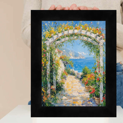 Modern Gallery Wall Matte Black Flat Picture Frame 