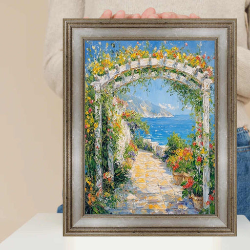 26x26 Frame Vintage Antique Silver Flat Panel Picture Frame