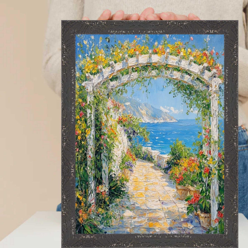 24x36 Frame Slim Teal Seaspray Chabi Chic Farmhouse Rustic Picture Frame