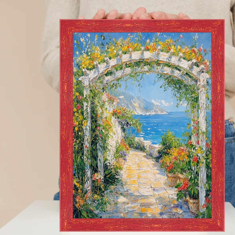 27x40 Frame Slim Teal Seaspray Chabi Chic Farmhouse Rustic Picture Frame