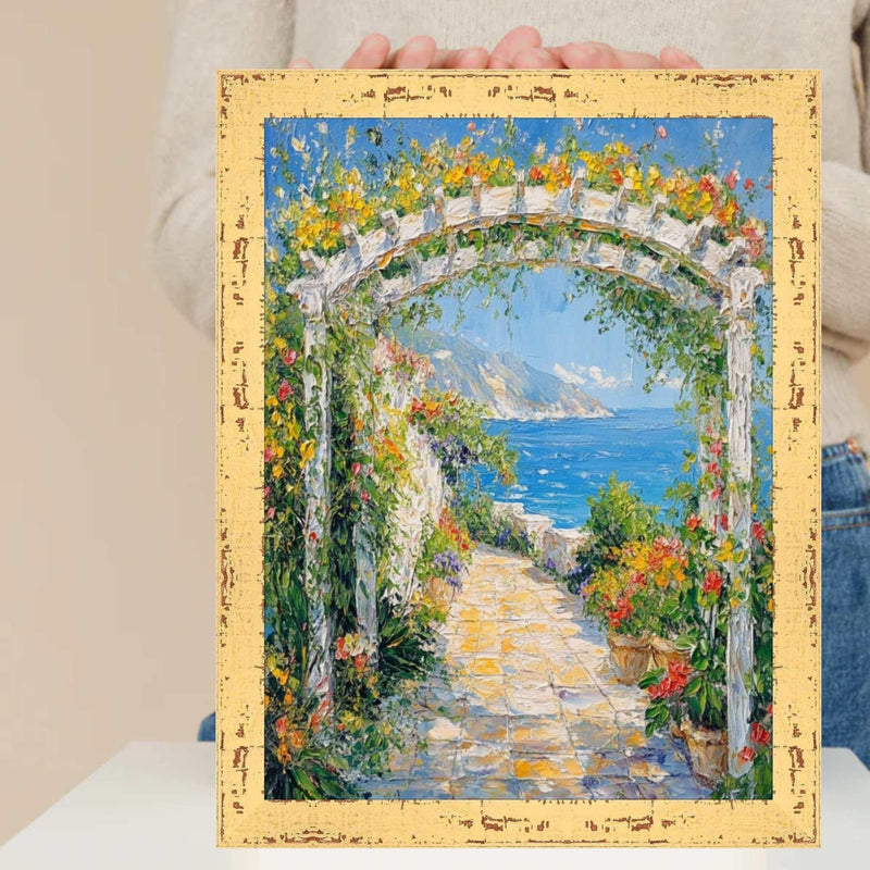 10x12 Frame Natural Maple Wood Flat Picture Frame