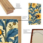 Large Framed Corporate Office Decor Wall Art Canvas 40x60 Inch - William Morris