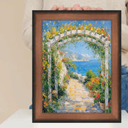 32x48 Frame Vintage Brushed Rust Copper Black Picture Frame