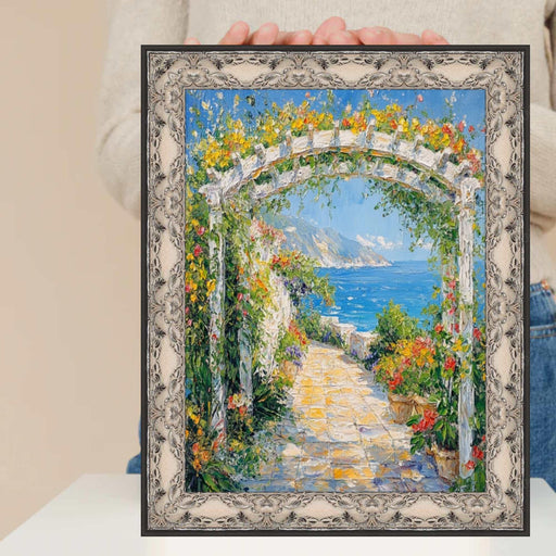 11x17 Frame Vintage Antique Alabaster White Wash Picture Frame