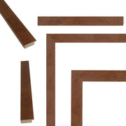 Brown Coffee Burl Wood Flat Picture Frame 