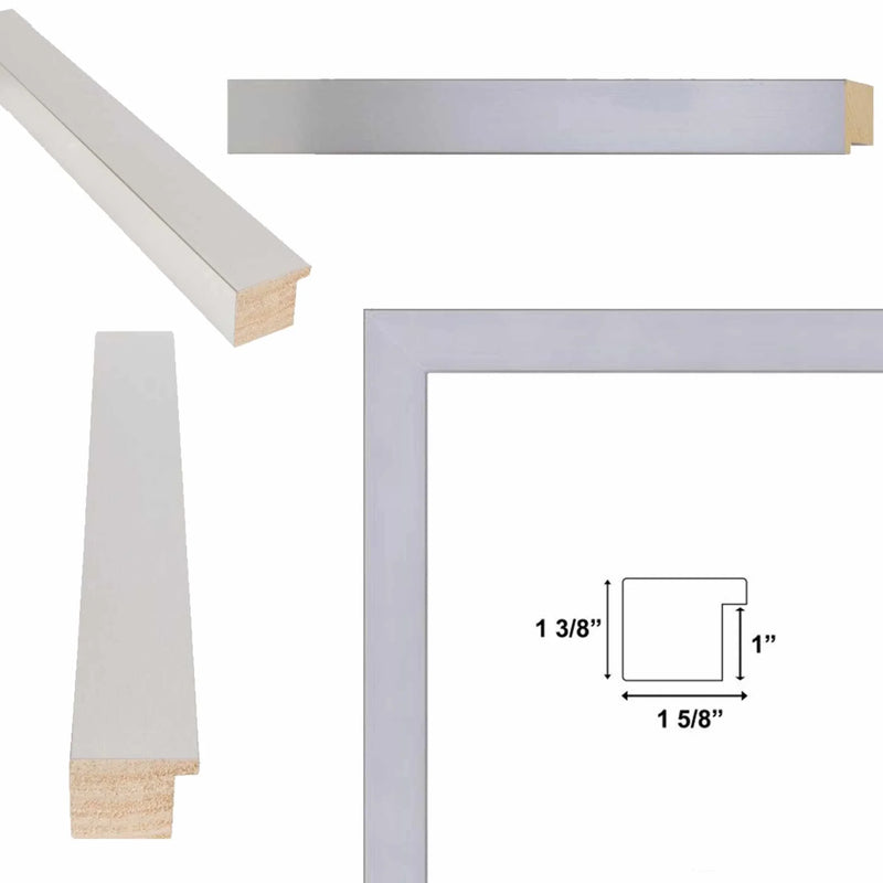 13x17 Frame Modern Contemporary Stainless Steel Iron Picture Frame