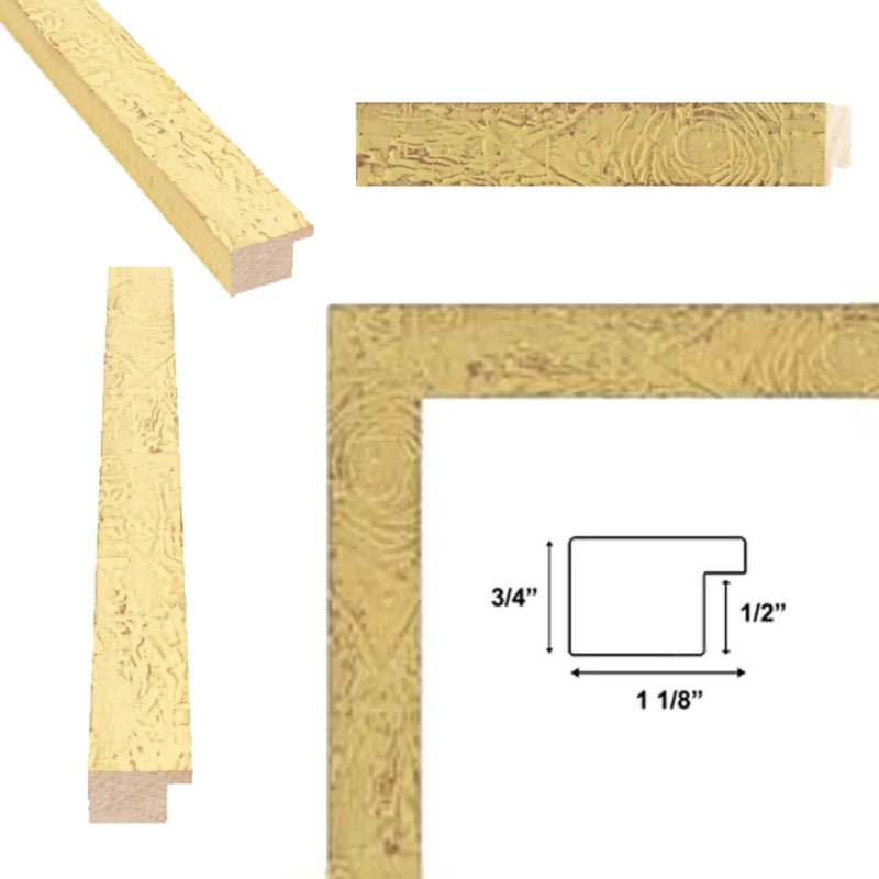 12x14 Frame Natural Maple Wood Flat Picture Frame