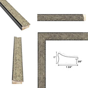 14x17 Frame Vintage Antique Alabaster White Wash Picture Frame