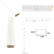 12x20 Frame Rustic Wood White Wash Picture Frame