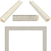 30x30 Frame White Birch Wood Scoop Picture Frame