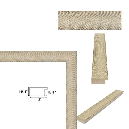 Drift Barnwood White Wash Rustic Picture Frame 