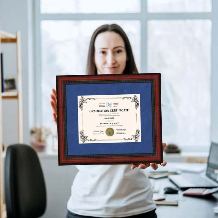 University of Connecticut Diploma Frame 8.5x11 Certificate Blue ...