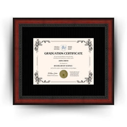 University of Iowa Diploma Frame 8.5x11 Certificate Black