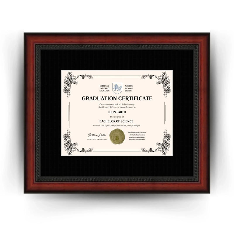 University of Colorado Boulder Diploma Frame 8.5x11 Certificate Black