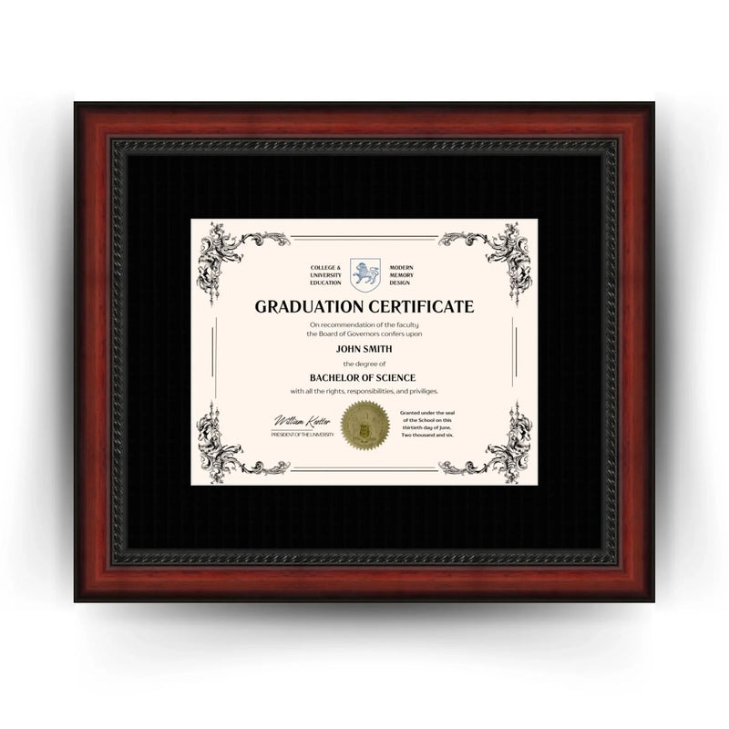 University of Central Florida Diploma Frame 8.5x11 Certificate Black