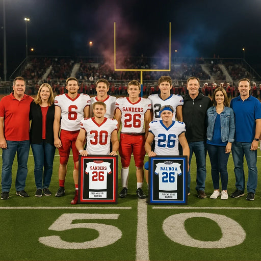 Football Jersey Frame High School Senior Night