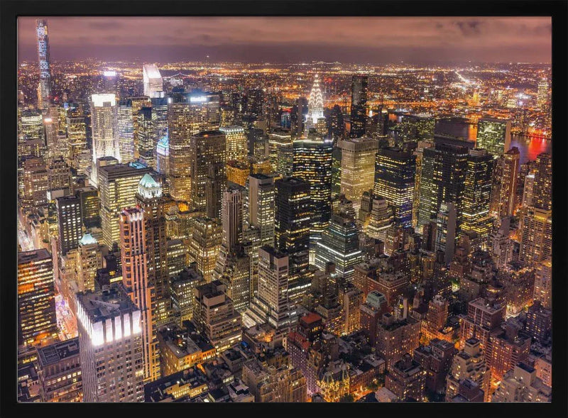 Night Life - Milton Mpounas Framed Art | Home or Office Art