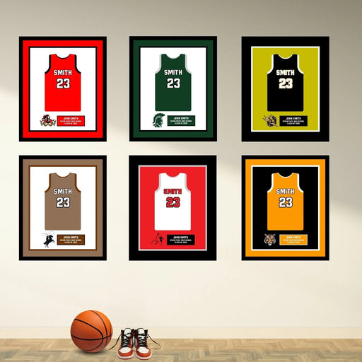 High School Football Basketball Baseball Senior Jersey Frame