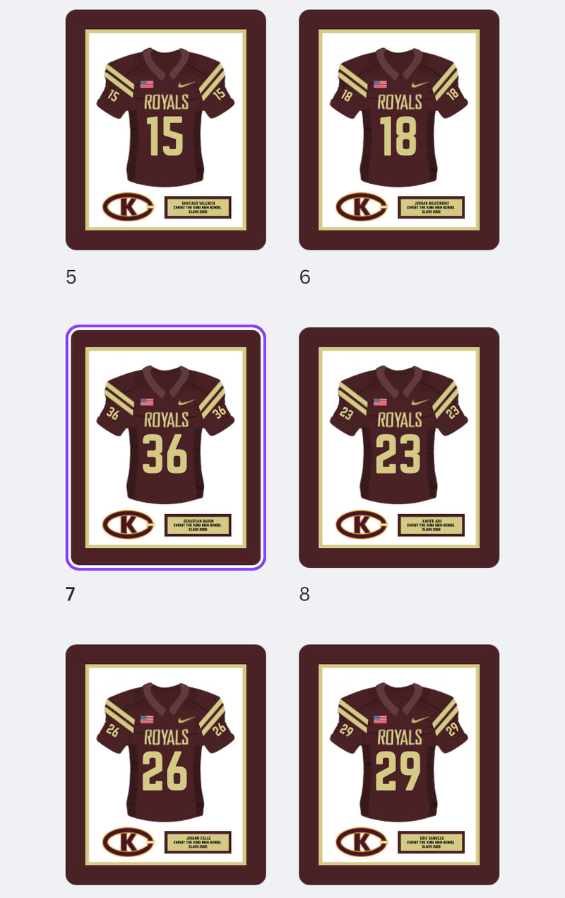 16 Frames 20x24 Prints