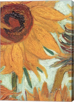 Vase with Twelve Sunflowers, .c1888 (detail) by Vincent Van Gogh