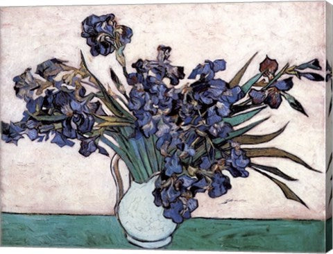 Irises in Vase, c.1890 by Vincent Van Gogh
