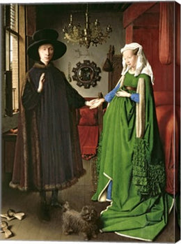 The Portrait of Giovanni Arnolfini and his Wife Giovanna Cenami by Jan Van Eyck