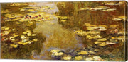 The Lily Pond - yellow by Claude Monet