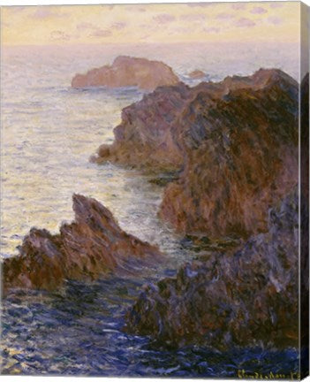 Rocky Point at Port-Goulphar by Claude Monet