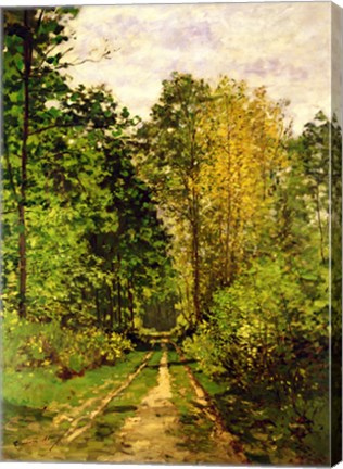 Wooded Path, 1865 by Claude Monet