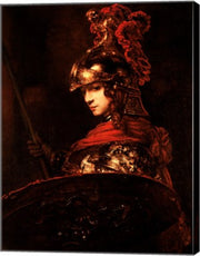 Pallas Athena or, Armoured Figure by Rembrandt van Rijn