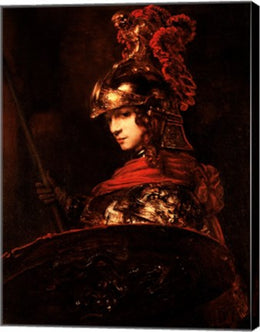 Pallas Athena or, Armoured Figure by Rembrandt van Rijn