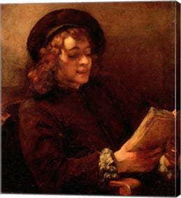 Titus Reading, c.1656-57 by Rembrandt van Rijn