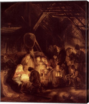 Adoration of the Shepherds, 1646 by Rembrandt van Rijn