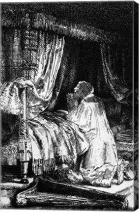 King David at prayer, 1652 by Rembrandt van Rijn