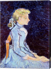 Adeline Ravoux, 1890 by Vincent Van Gogh