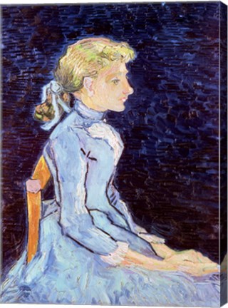 Adeline Ravoux, 1890 by Vincent Van Gogh