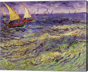 Seascape at Saintes-Maries by Vincent Van Gogh