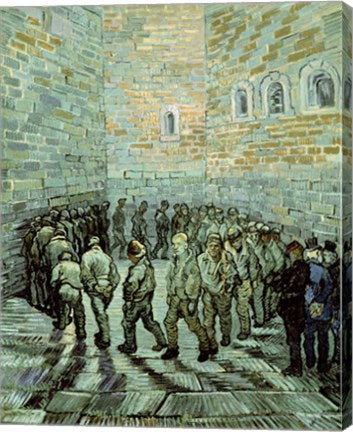 The Exercise Yard, or The Convict Prison, 1890 by Vincent Van Gogh