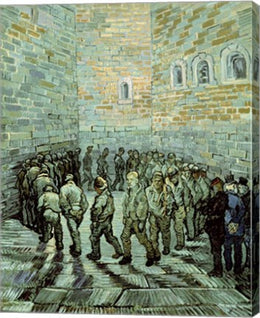 The Exercise Yard, or The Convict Prison, 1890 by Vincent Van Gogh