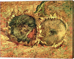 Two Cut Sunflowers, 1887 by Vincent Van Gogh
