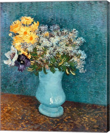 Vase of Flowers, 1887 by Vincent Van Gogh