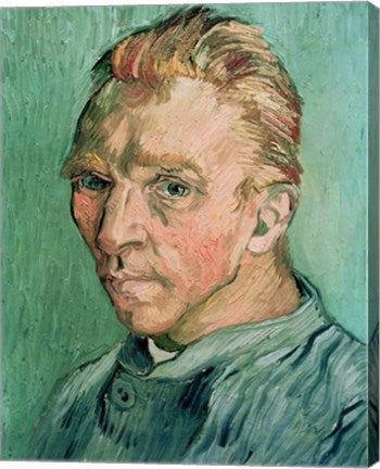 Self Portrait, 1889 (green) by Vincent Van Gogh