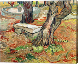 The Bench at Saint-Remy, 1889 by Vincent Van Gogh