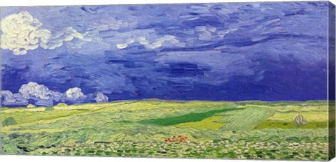 Wheatfields under Thunderclouds, 1890 by Vincent Van Gogh