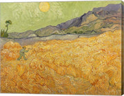 Wheatfield with Reaper, 1889 by Vincent Van Gogh