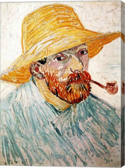 Self Portrait, 1888 wearing a hat by Vincent Van Gogh