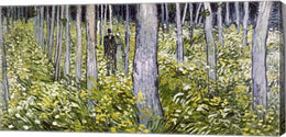 Undergrowth with Two Figures, 1890 by Vincent Van Gogh