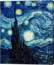 The Starry Night, June 1889 Detail A by Vincent Van Gogh