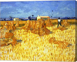 Harvest in Provence by Vincent Van Gogh